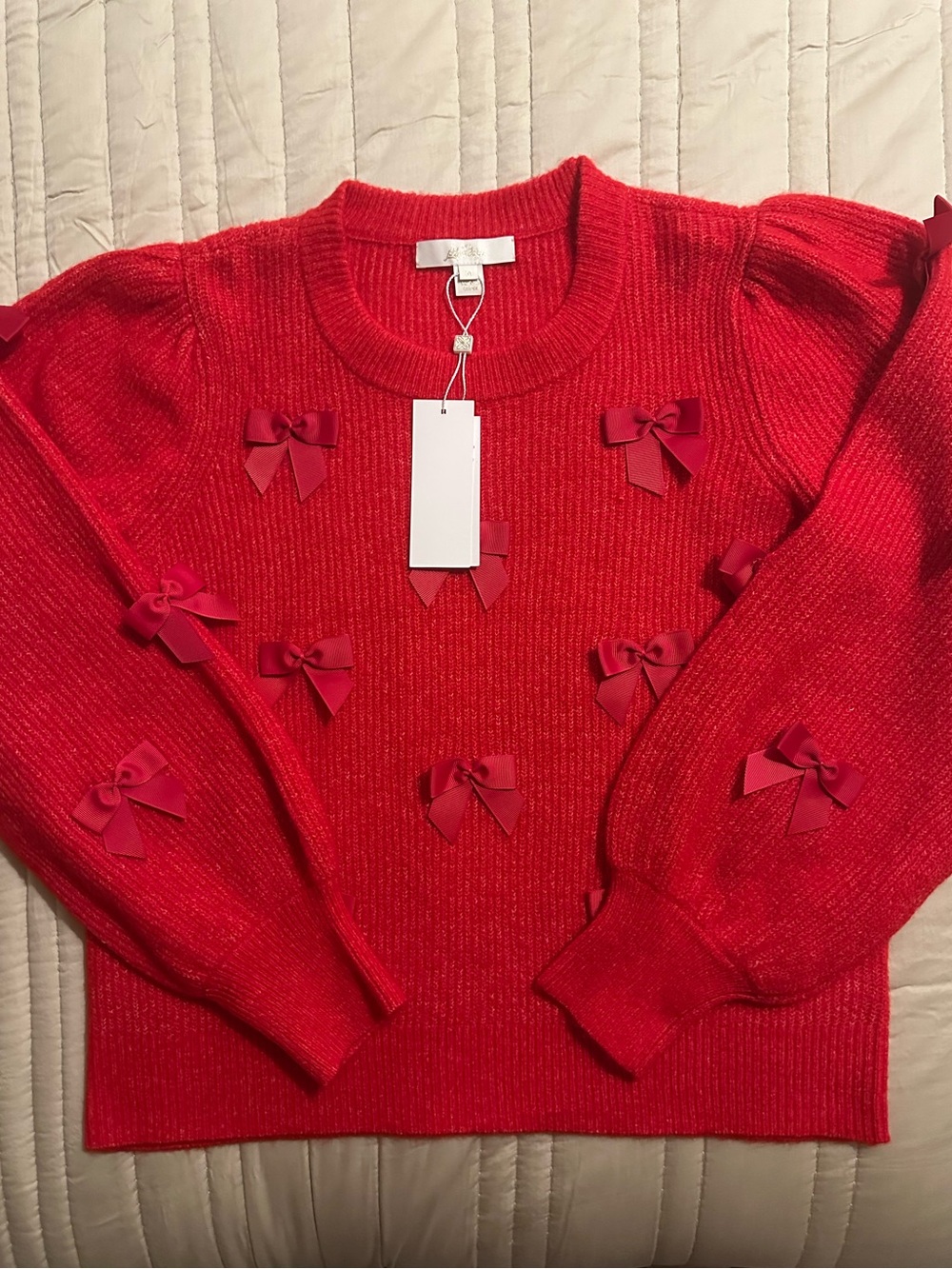 Lilly Pulitzer Zarie Sweater Heartherd
Cranberry Red Party Bows